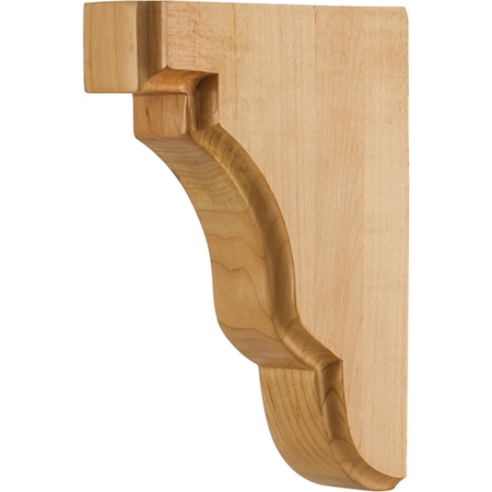 Hardware Resources 1-3/4" Wx5"Dx7"H Maple Square Edge Corbel CORSQ-1MP